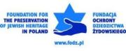 Logotyp Fundacji Ochrony Dziedzictwa Żydowskiego 